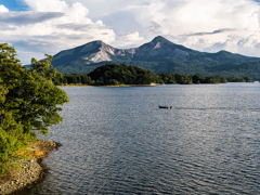 晩夏の桧原湖