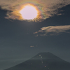 月の彩雲