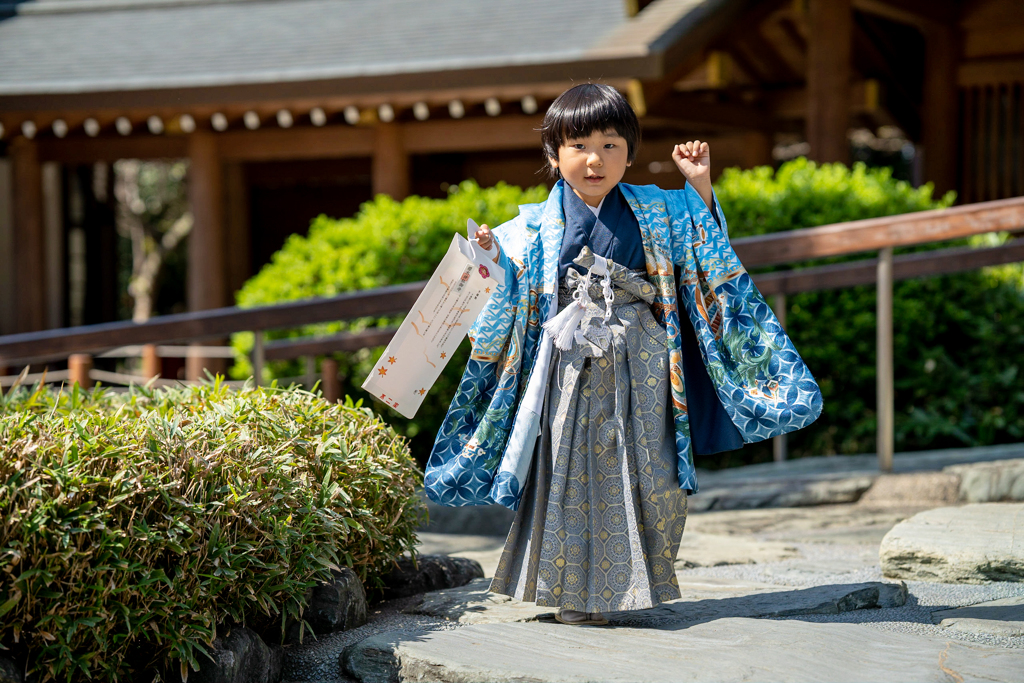 七五三　誘惑に釣られて