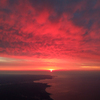 空港に向かって降下してる