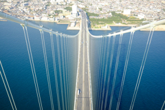 日本の技術力(明石海峡大橋)