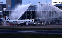NO 1534「エアロK  Aero K」福岡空港初就航　