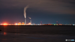 2023-03-04_JERA 常陸那珂 火力発電所(磯崎海岸より)