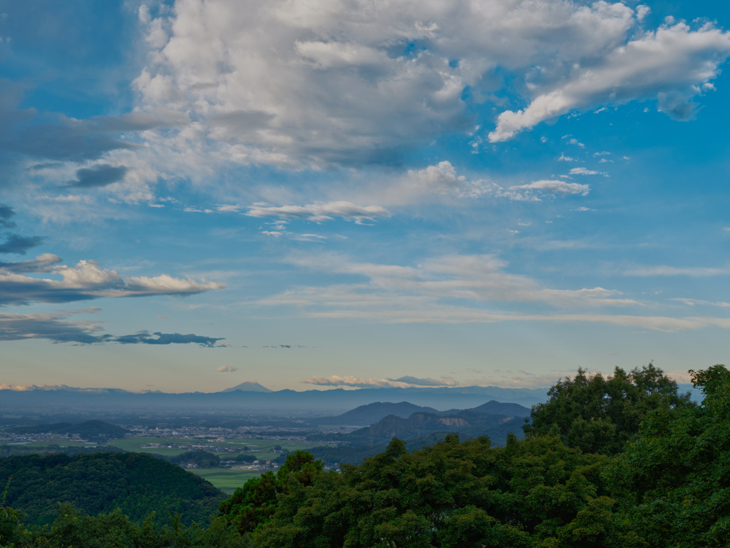 2021-08-10_富士山-1(太平山神社より)