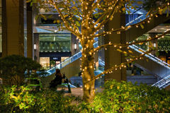 反射する夜の街526