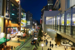 反射する夜の街142