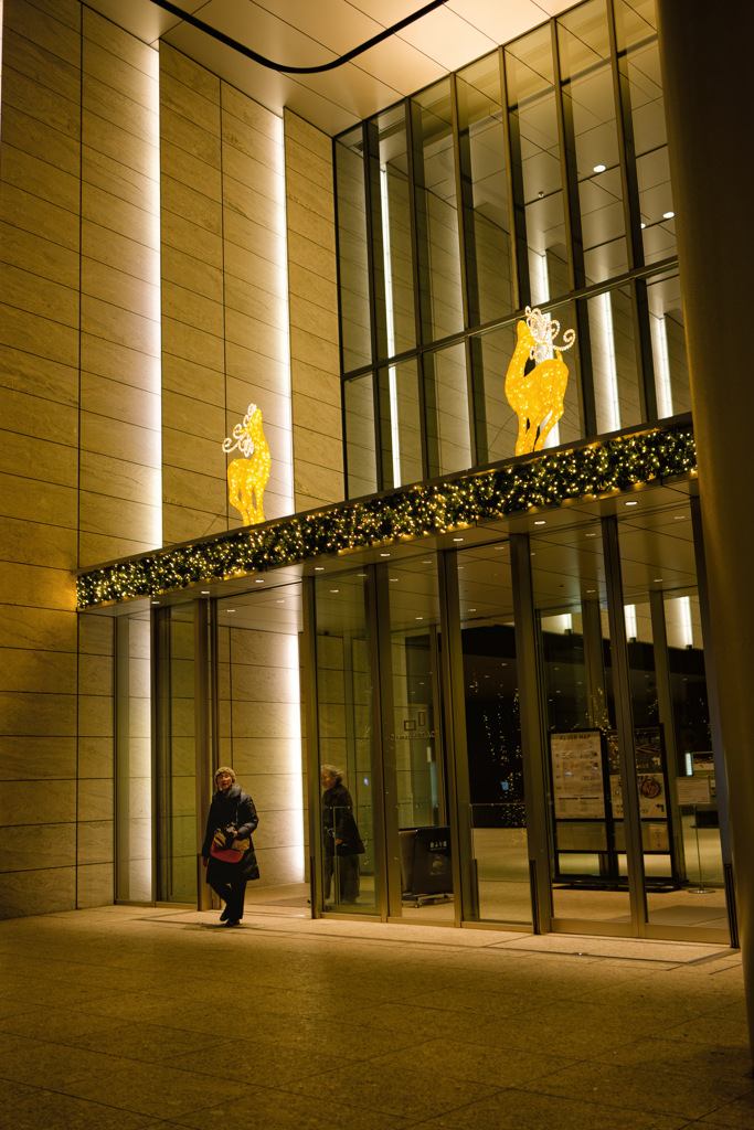 反射する夜の街536