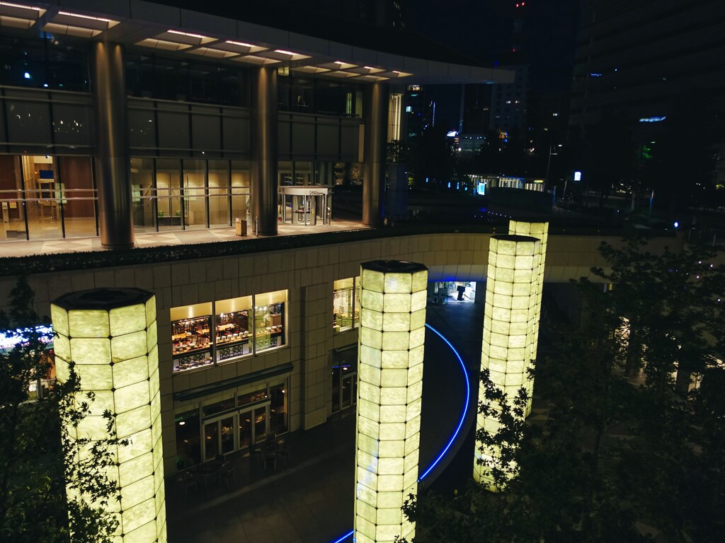 カーブと柱が有れば