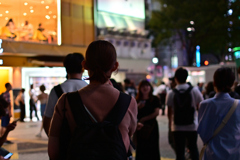 反射する夜の街276