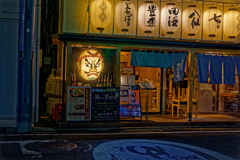 反射する夜の街184