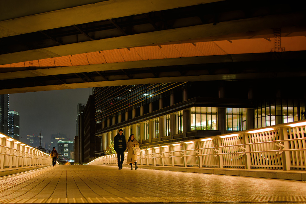 反射する夜の街531