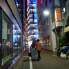反射する夜の街226