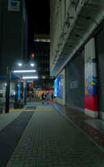 反射する夜の街463