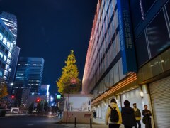 反射する夜の街⑱