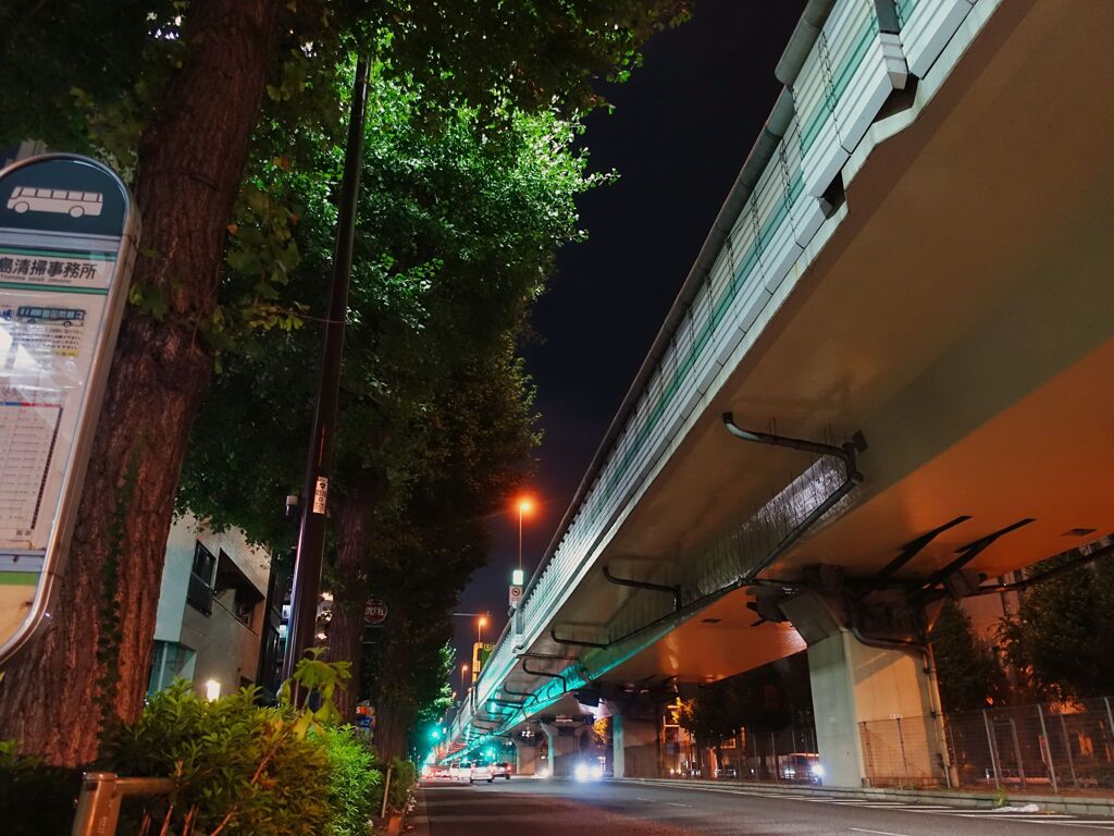 路上の隅から
