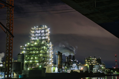 反射する夜の街163
