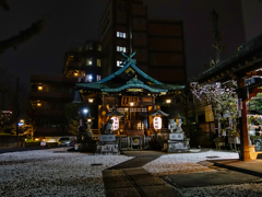 反射する夜の街89