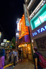 反射する夜の街435