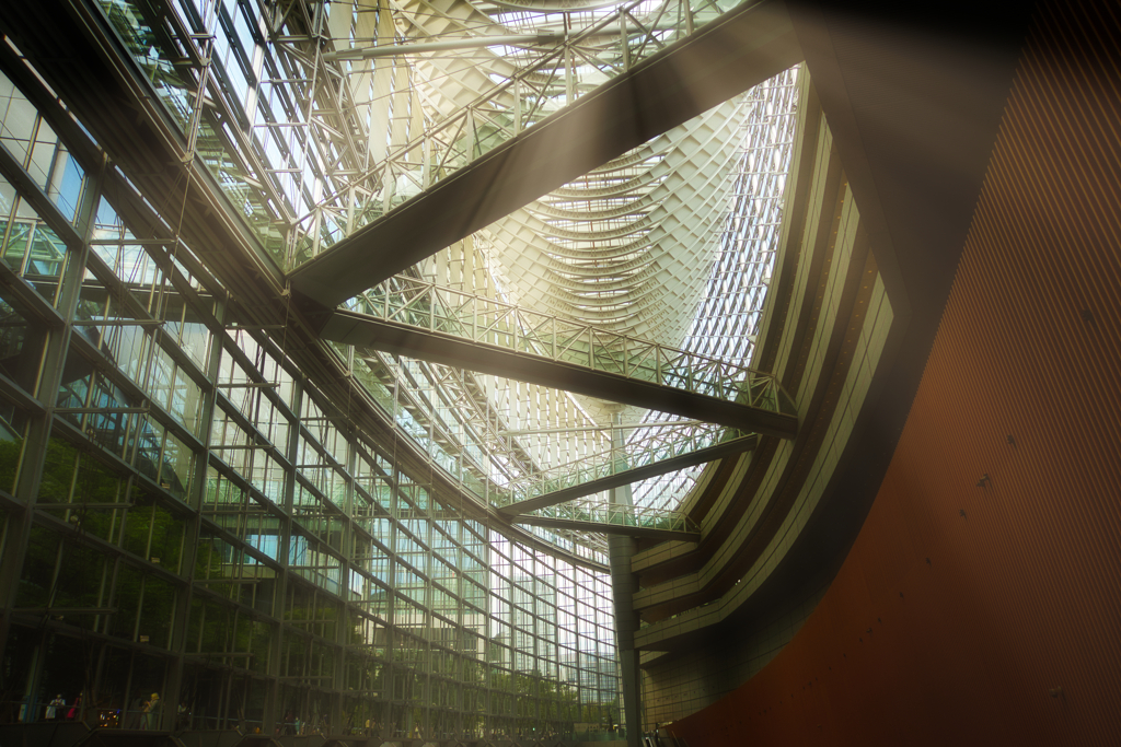 エスカレーターから1枚だけ