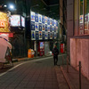 反射する夜の街467
