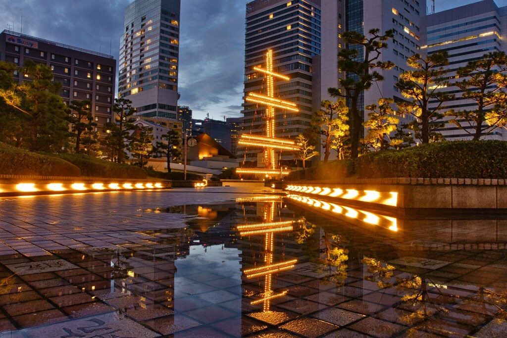 水溜りの風景②