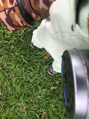 携帯蚊取りと蝶？