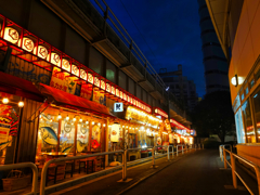 反射する夜の街65