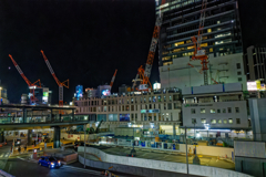 反射する夜の街179