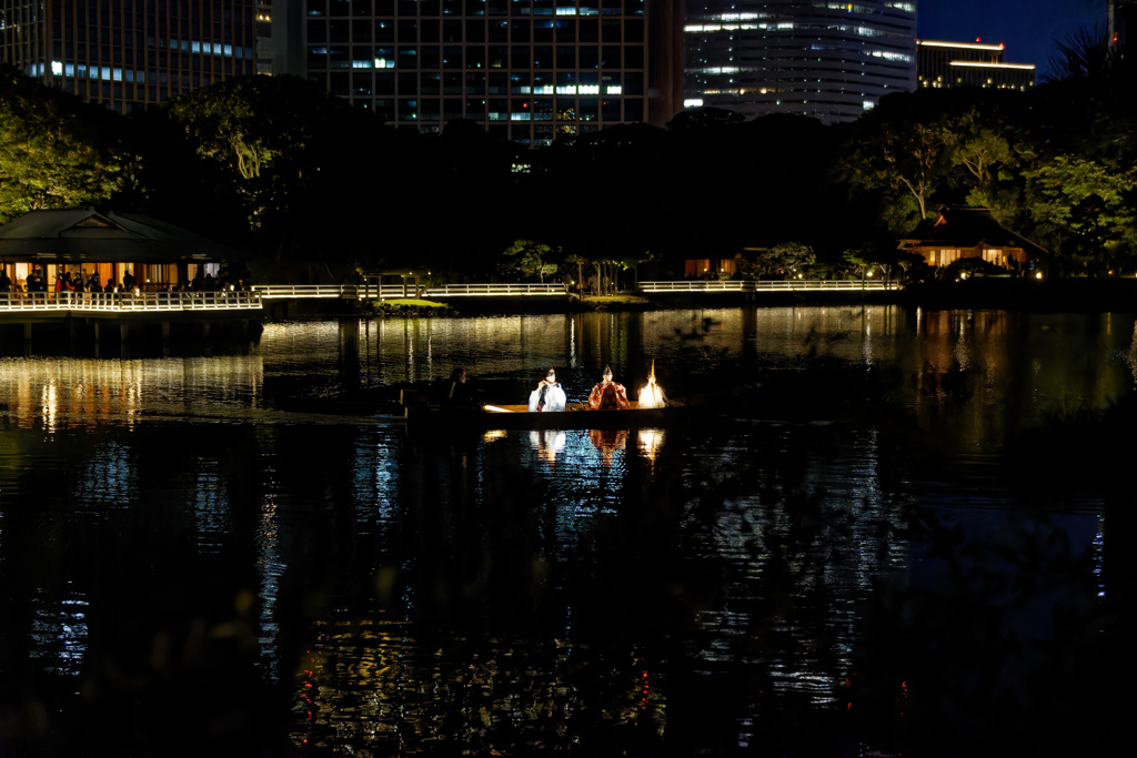 夜の庭園②