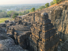 インド　エローラ遺跡