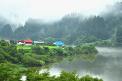 朝霧の匂ひ
