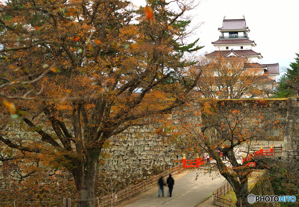 鶴ヶ城・秋色