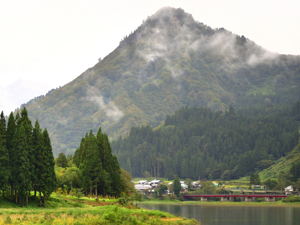 故郷の山に向かひて２