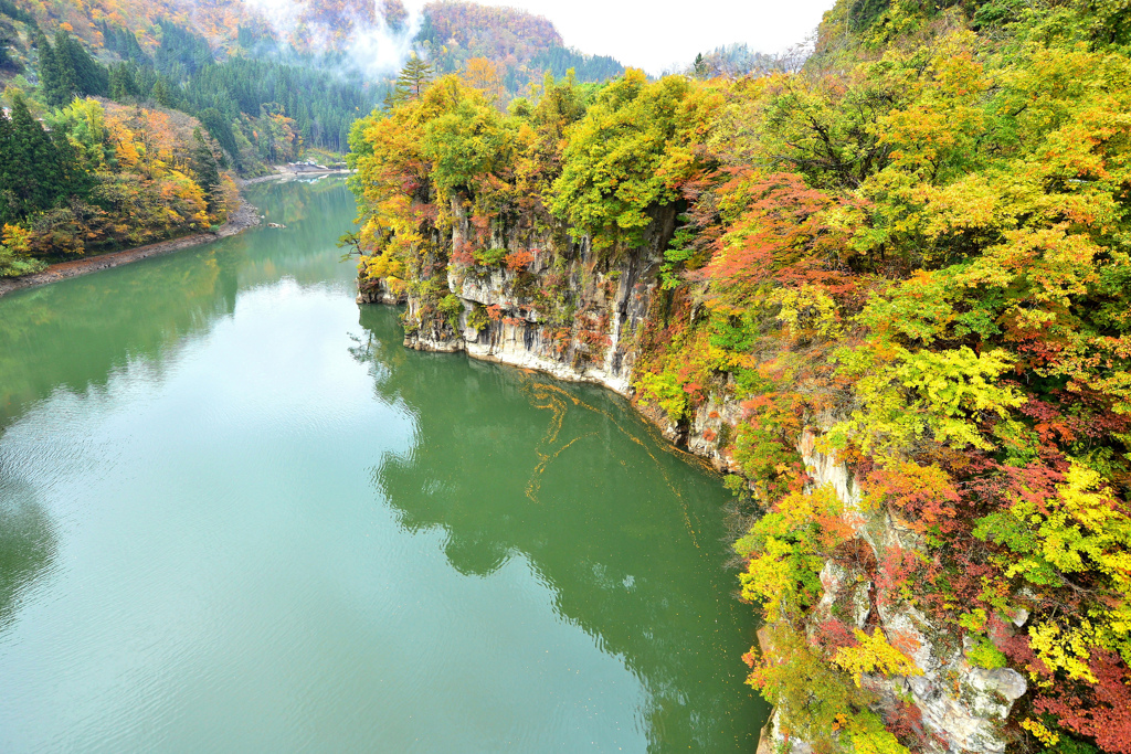 只見川秋景２