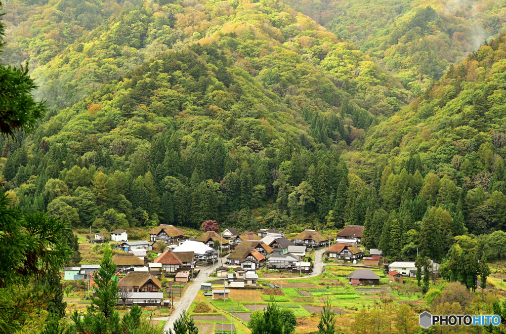 曲屋集落