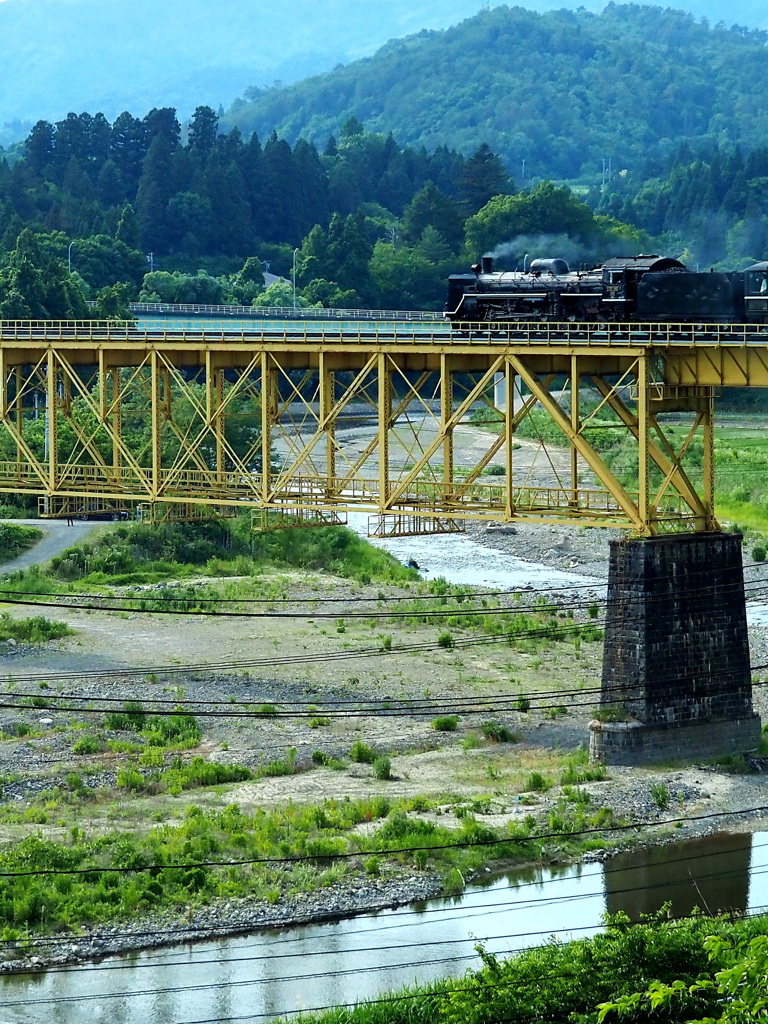 鉄橋汽車