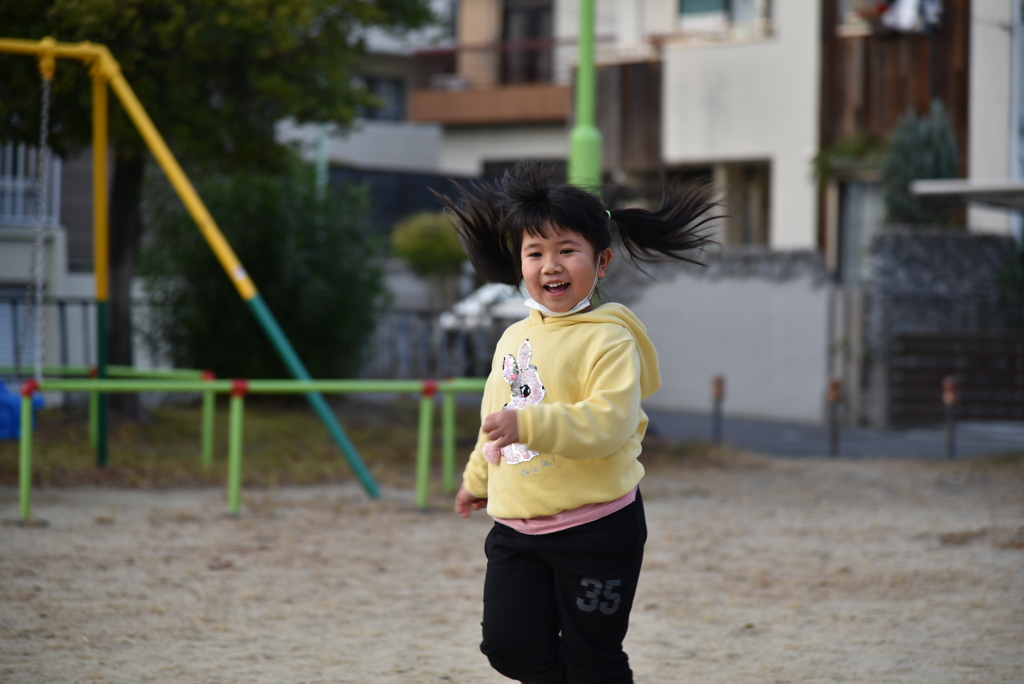 久しぶりの公園遊び