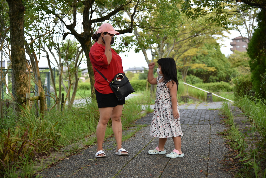 妻と娘のじゃんけんぽん