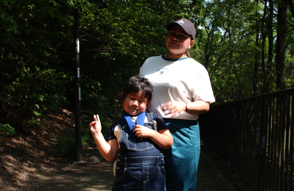 天白公園の暑い日