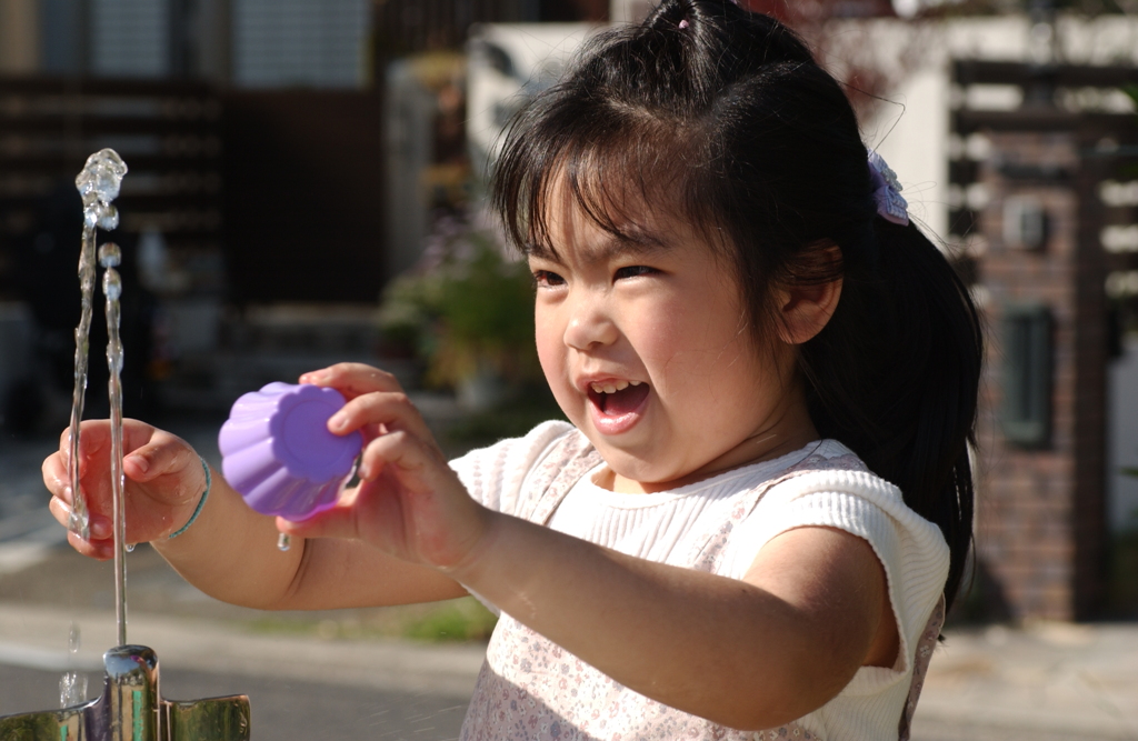 娘のお友達　公園にて