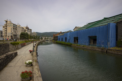 小樽運河 メンテナンス中