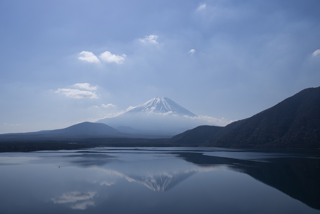 午前11時の本栖湖