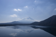 午前11時の本栖湖