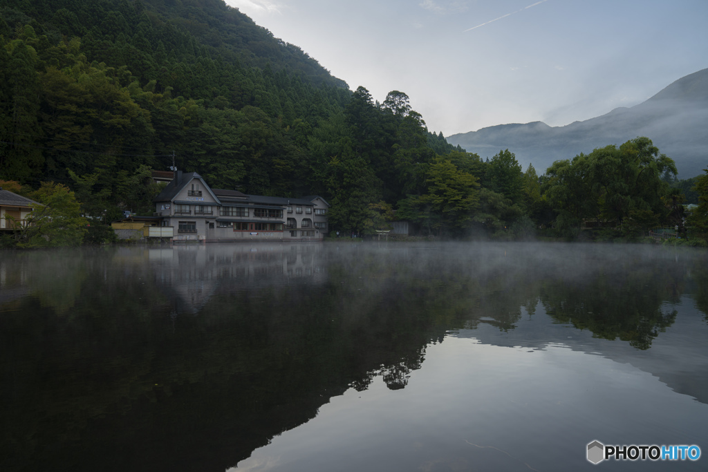 朝の由布院温泉（湯布院）