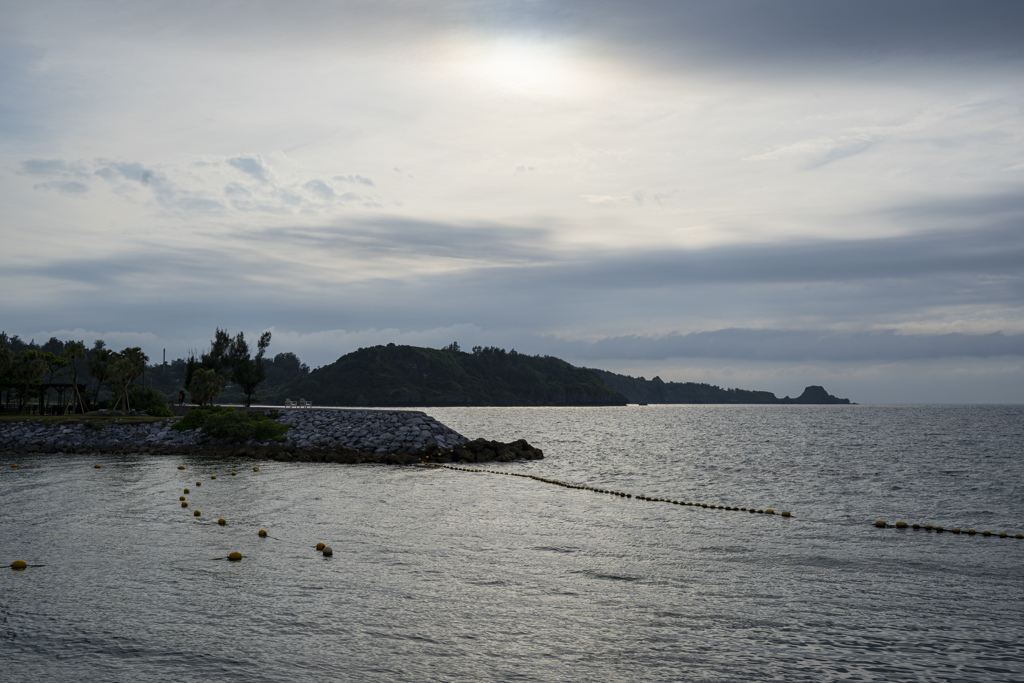 恩納村の夕方