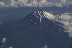 機内からの富士