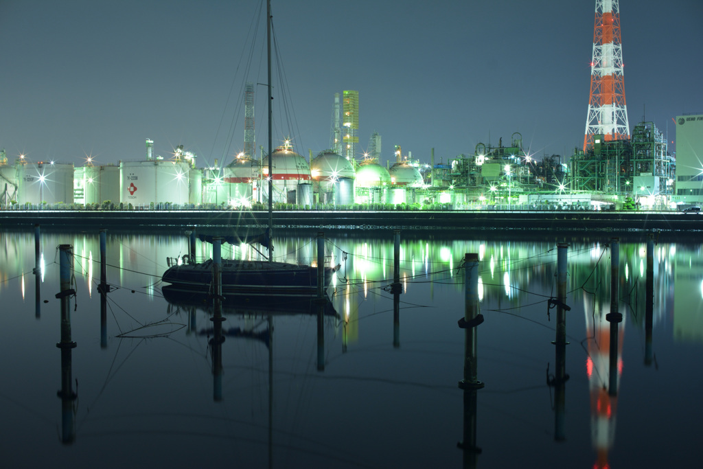 四日市工場夜景1