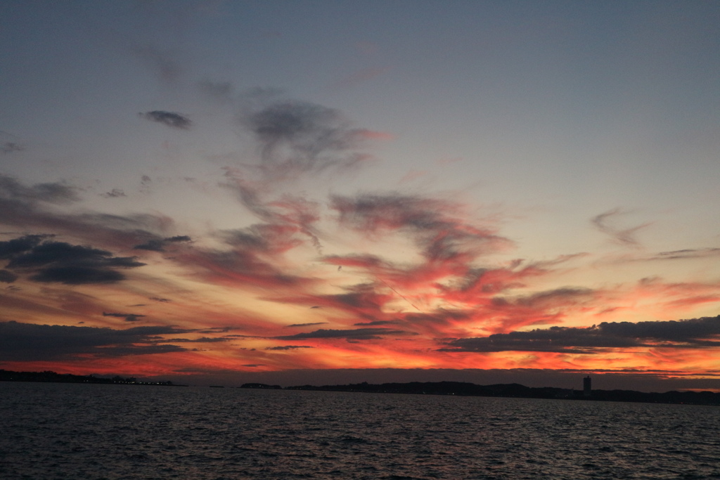 佐久島の夕暮れ