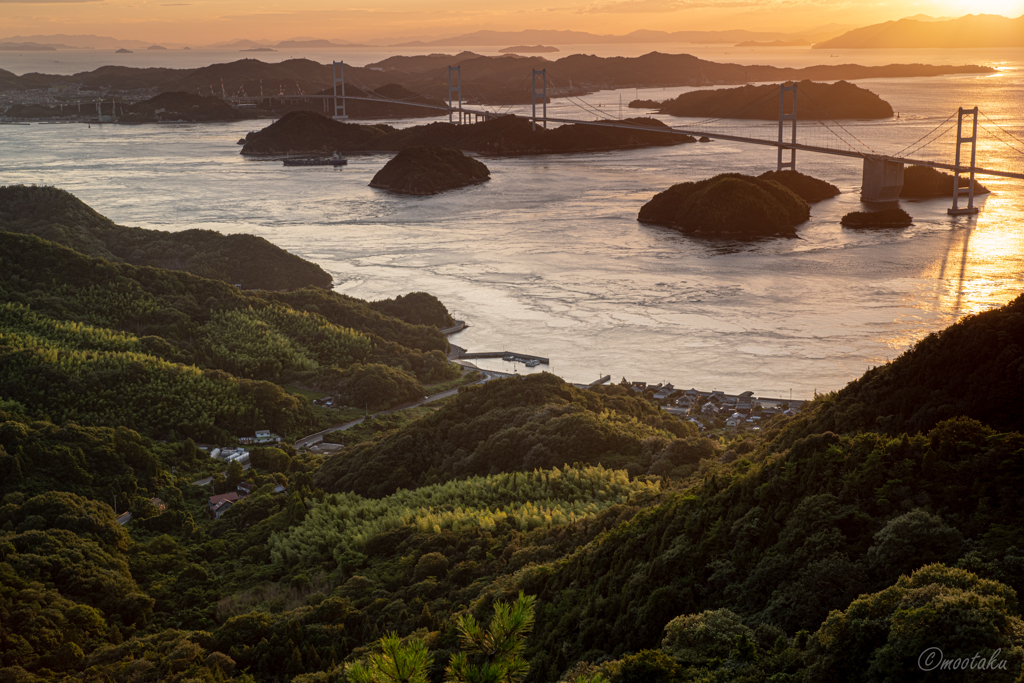 瀬戸内の夕方