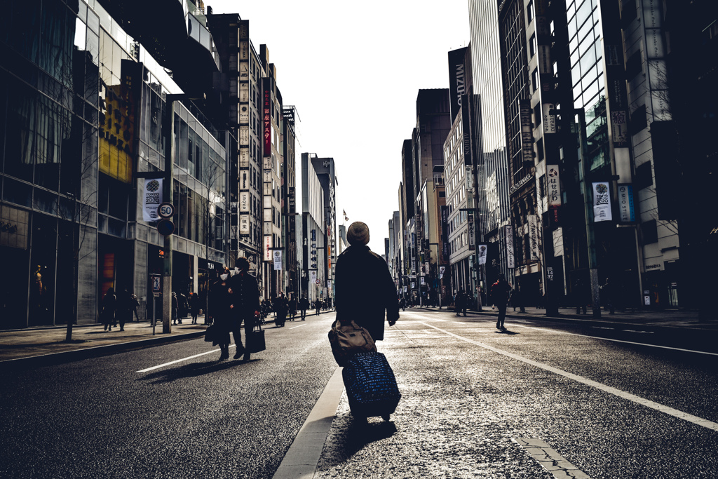 銀座からの旅立ち